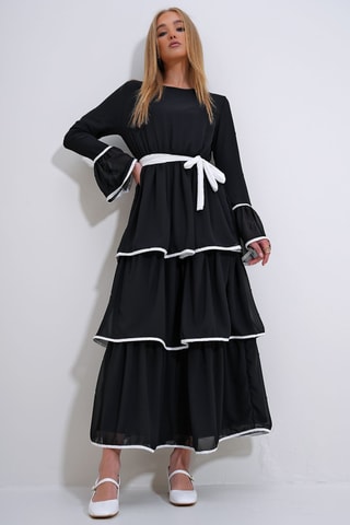$Robe longue - Noir