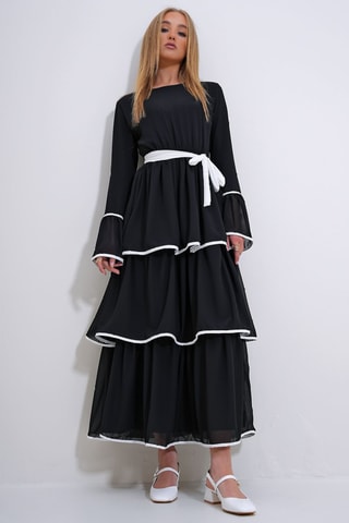 $Robe longue - Noir