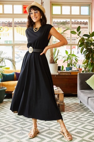 $Robe patineuse - Noir