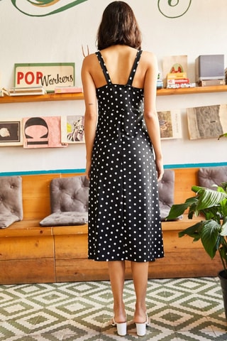 $Robe midi - Noir