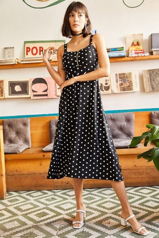 $Robe midi - Noir