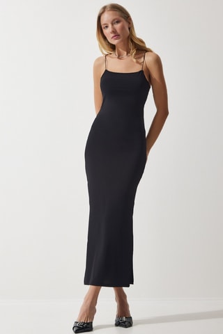 $Robe longue - Noir