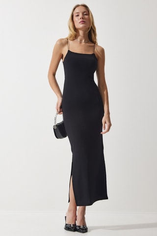 $Robe longue - Noir