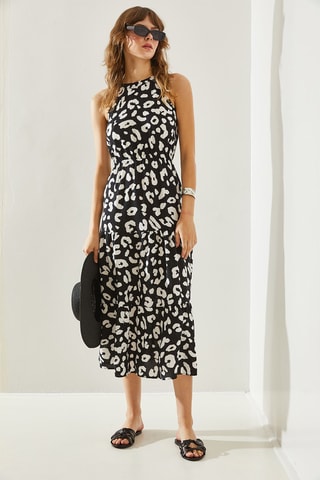 $Robe midi - Noir