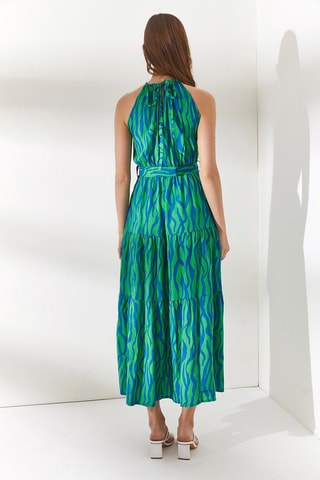 $Robe midi - Vert