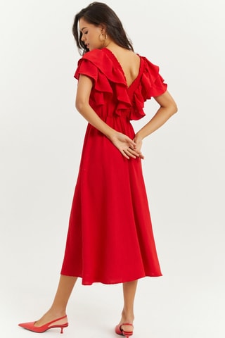 $Robe patineuse - Rouge