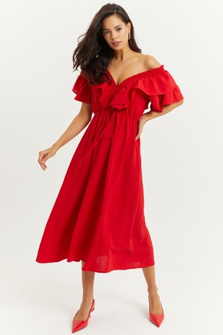 $Robe patineuse - Rouge