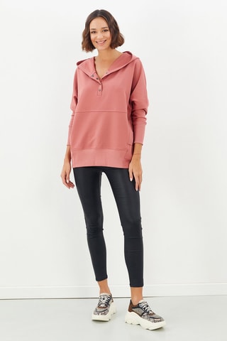$Sweat à capuche Rose