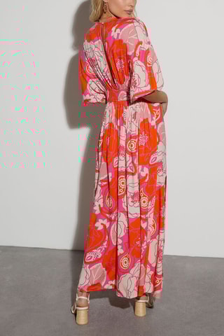 $Robe longue - Corail