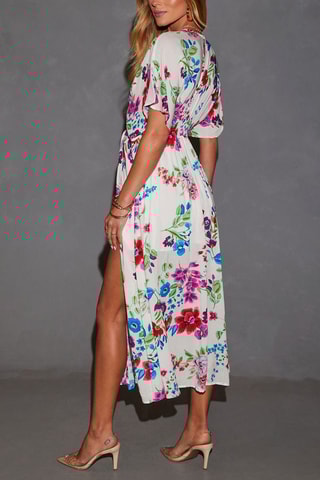 $Robe midi - Ecru
