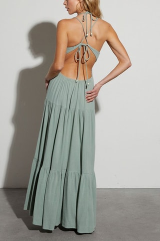 $Robe longue - Vert