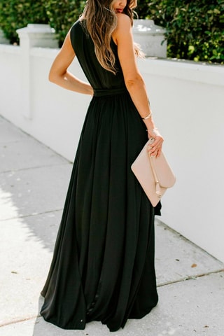 $Robe longue - Noir
