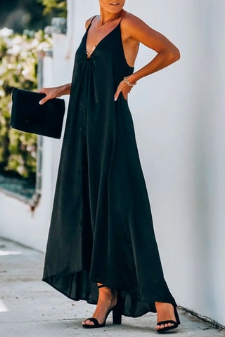 $Robe longue Noir