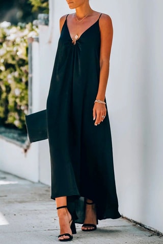 $Robe longue Noir