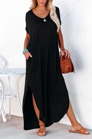 $Robe longue - Noir