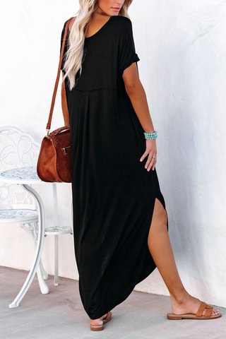 $Robe longue - Noir