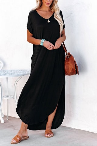 $Robe longue - Noir