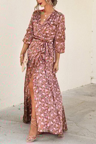 $Robe longue Rose