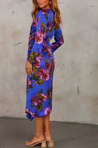 $Robe longue - Bleu