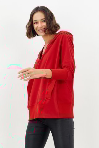 $Sweat à capuche Rouge