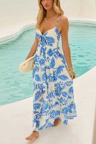 $Robe longue - Blanc
