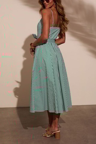 $Robe midi - Vert