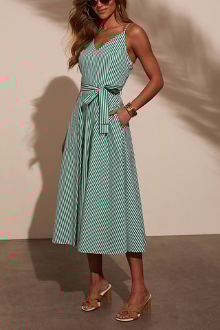 $Robe midi - Vert