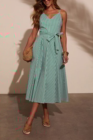 $Robe midi - Vert