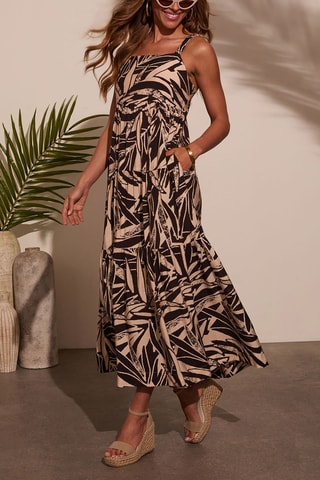 $Robe longue - Beige