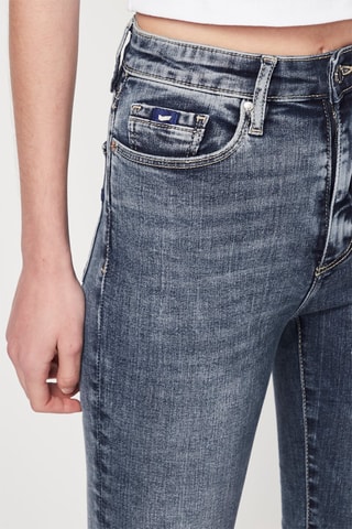 $Jean skinny taille haute Star - Bleu