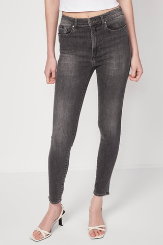 $Jean skinny taille haute Star - Gris