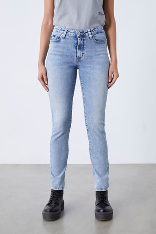 $Jean slim Bleu clair