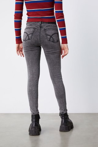 $Jean skinny Gris