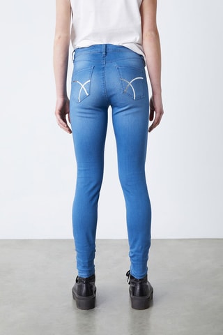 $Jean skinny Bleu