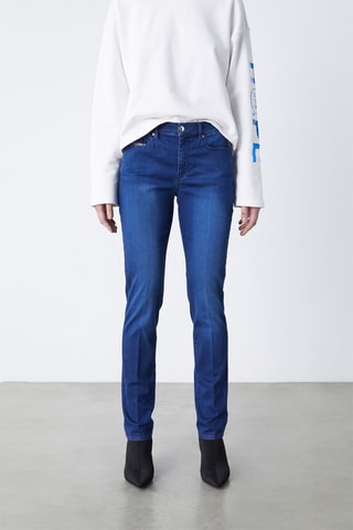 $Jean slim Bleu foncé