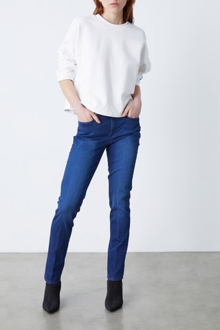 $Jean slim Bleu foncé
