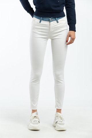 $Jean skinny Blanc