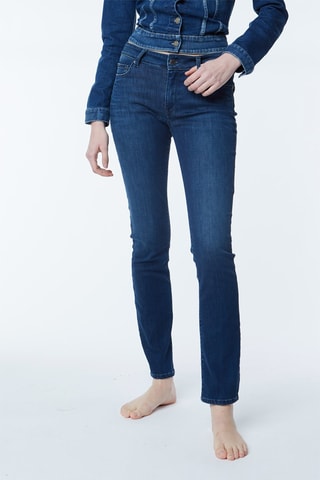 $Jean slim Bleu marine
