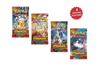 $Pokémon - 4 Boosters - Étincelles Déferlantes EV08