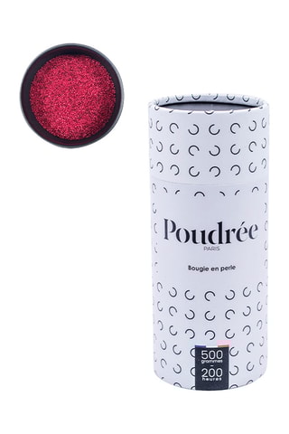 $Bougie poudrée - A parfumer - Rouge
