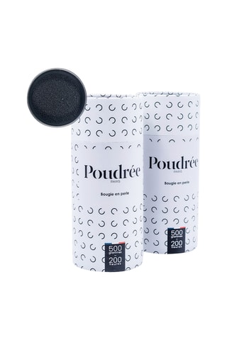 $2 bougies poudrées - A parfumer - Noir