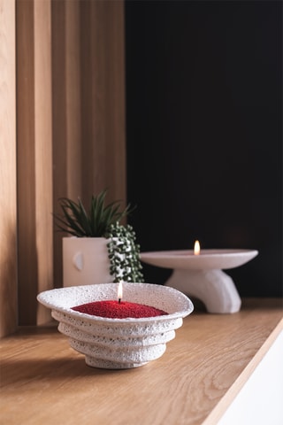 $2 bougies poudrées - A parfumer - Rouge