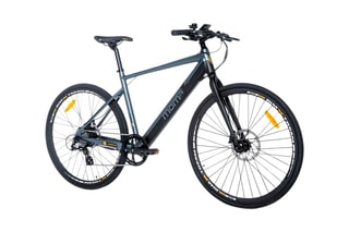 $Vélo électrique de ville E-ROAD PRO 28 - Gris et noir