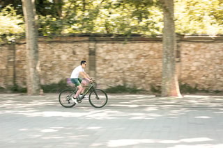 $Vélo électrique de ville E-ROAD PRO 28 - Gris et noir