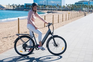 $Vélo électrique de ville Ebike 28 PRO - Gris et noir