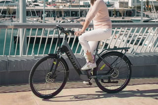 $Vélo électrique de ville Ebike 28 PRO - Gris et noir