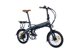 $Vélo de ville électrique pliable E-18Teen - Gris et noir