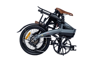 $Vélo de ville électrique pliable E-18Teen - Gris et noir