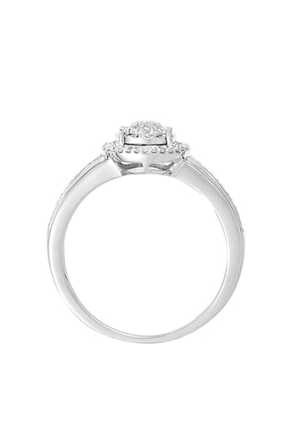$Solitaire Grennelle Or blanc et diamants