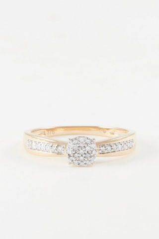 $Bague Romantic 
Or jaune et diamants